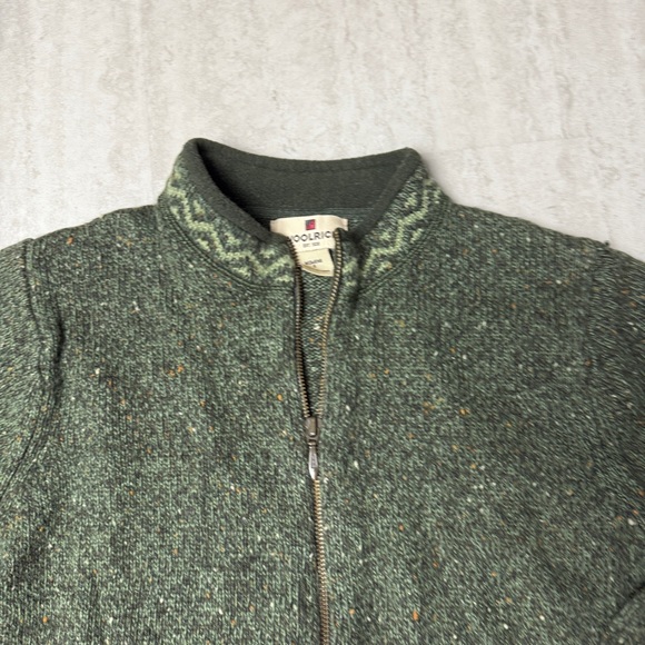 Woolrich sweater green full zip classic style - Picture 3 of 8